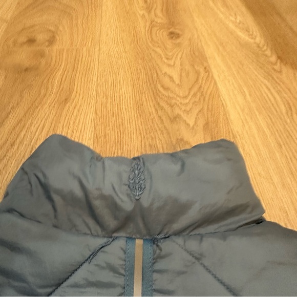 Free People Movement FP Sz S Venture On Reversible Puffer Vest Brown Blue Combo - Picture 10 of 14